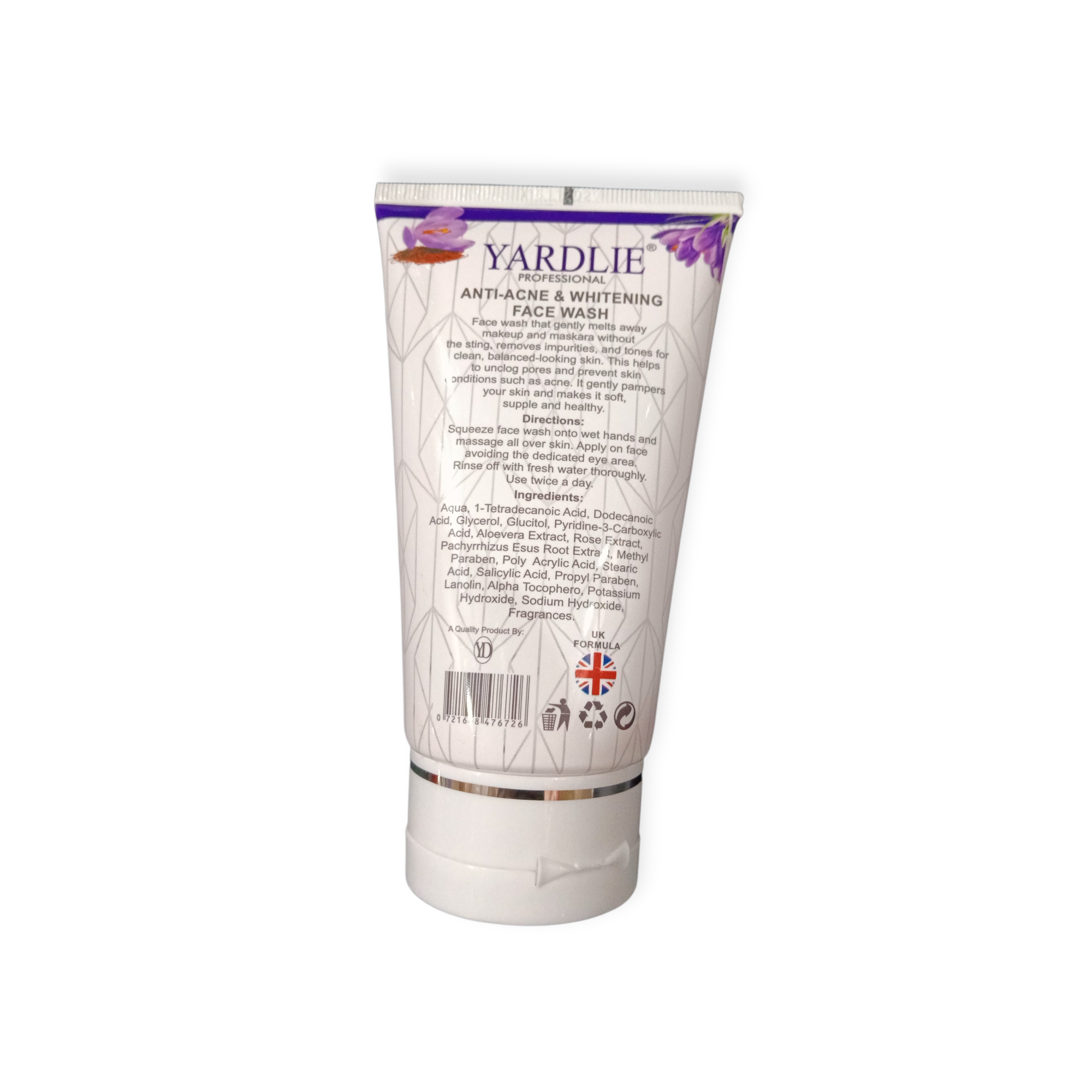 YARDLEY Professional Saffron face wash. - Image 2