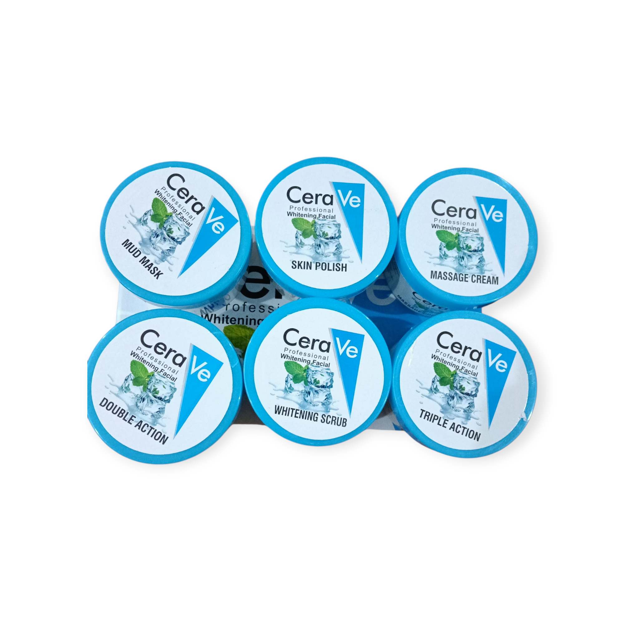 CeraVe profession whitening facial kit ( 6 items in one kit ).