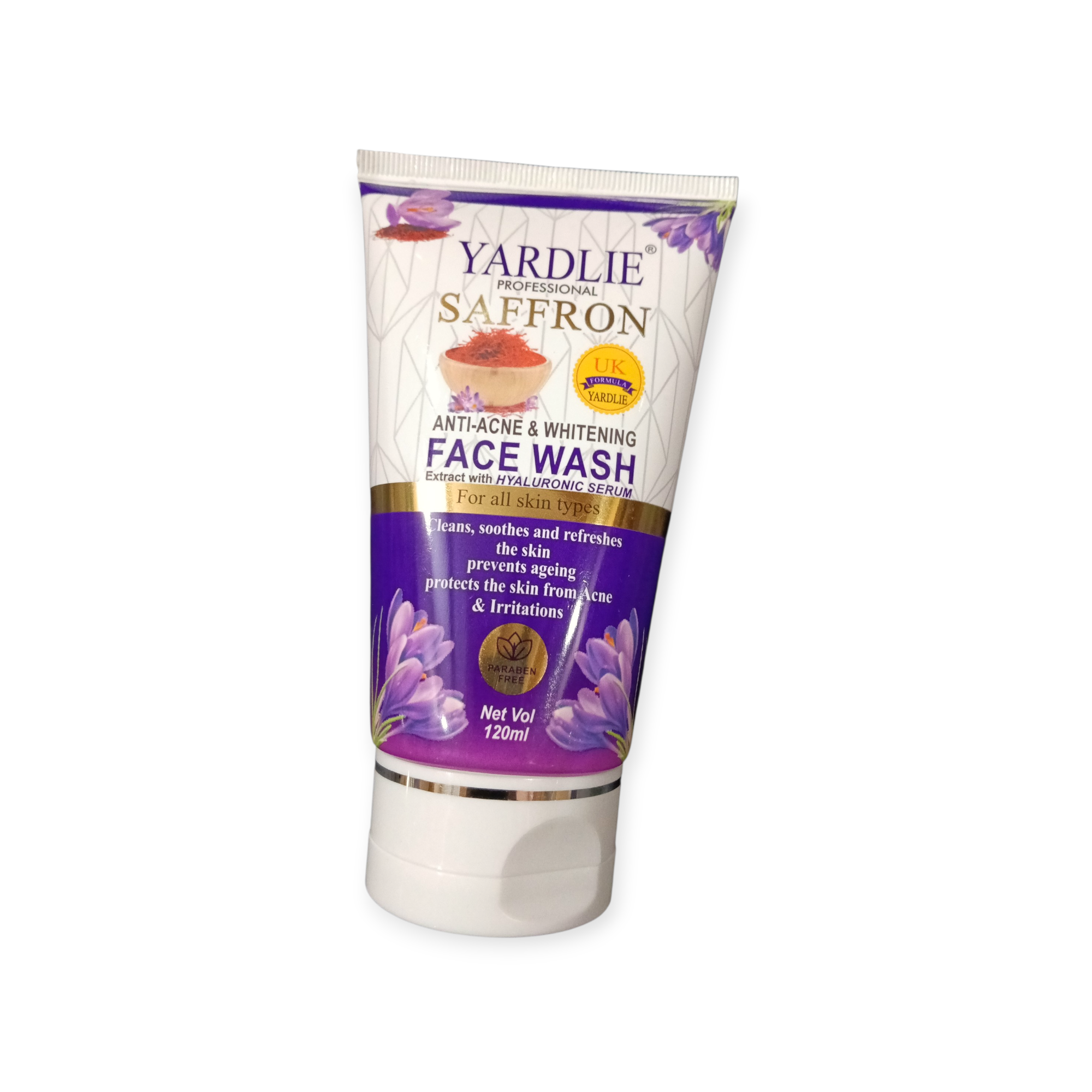 YARDLEY Professional Saffron face wash.